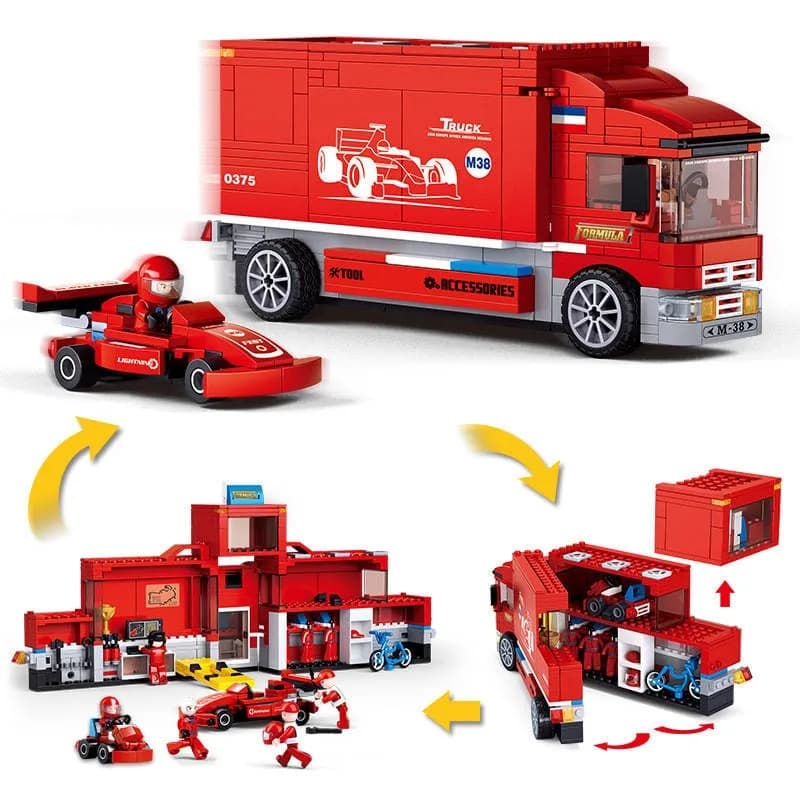 Formula Car：F1 Team TRuck (M38-B0375)
