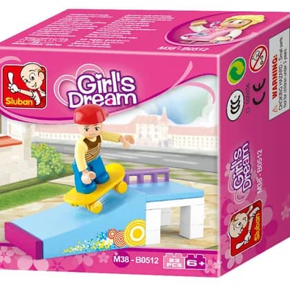Girl's Dream Skate Boy Small Set (M38-B0512)