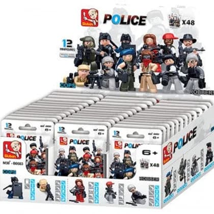 Cops and Robbers - 48 packs in master display case (M38-B05831)