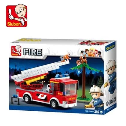 Small Fire Truck - Aerial Ladder (M38-B0625)
