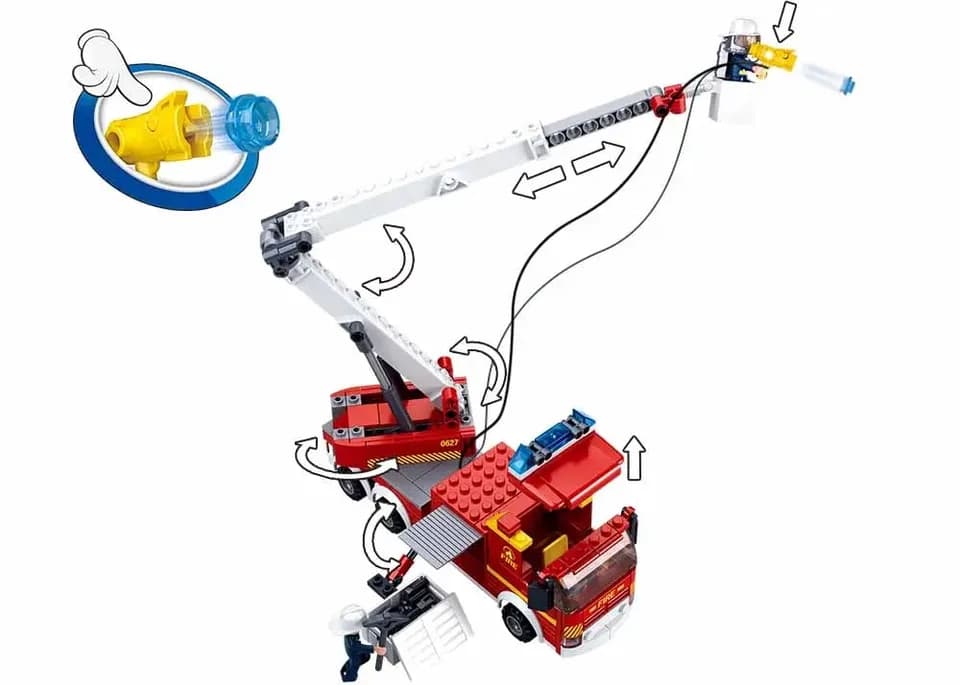 Tower Ladder Fire Truck (M38-B0627)