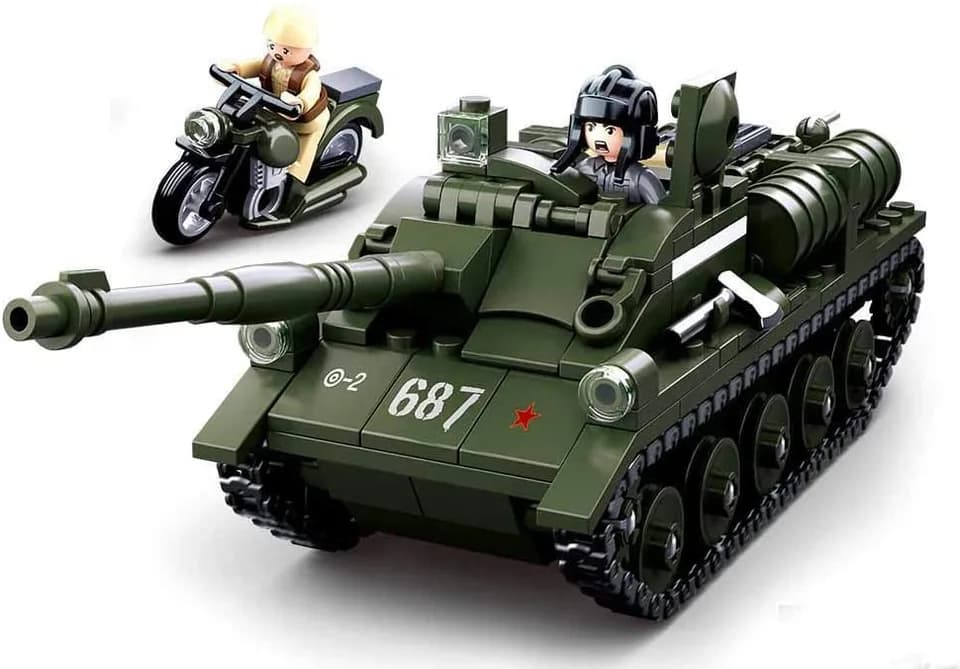 WW2 SU-85 Tank Destroyer Set (M38-B0687)