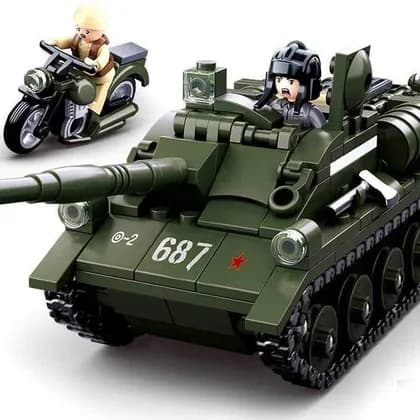 WW2 SU-85 Tank Destroyer Set (M38-B0687)