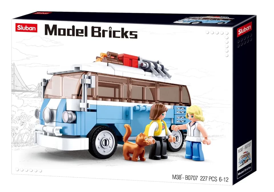 VW Mini Combi Van - Surfer Van Bus (M38-B0707)