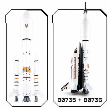 Space Saturn Rocket Booster Set (M38-B0735)