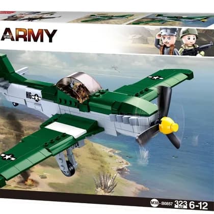 P-51 Mustang US Air-force Fighter Plane (M38-B0857)