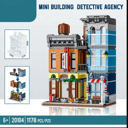 City Detective Building - - 1178 Pcs (20104)
