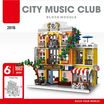 City Music Club Building - - 1683 Pcs (20116)