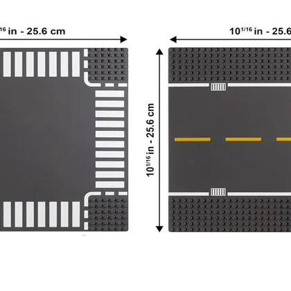 Street / Road Base Plates - 25 x 25 cm (M38-B0182-4)