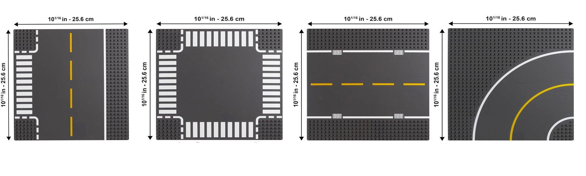 Street / Road Base Plates - 25 x 25 cm (M38-B0182-streetroad)