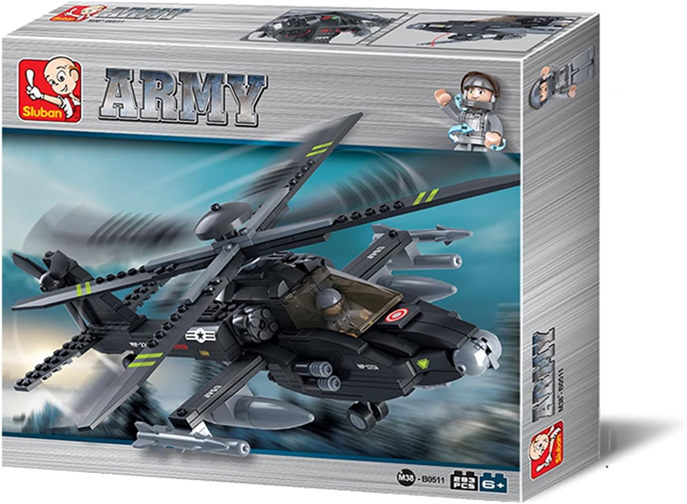 Ah-64 Apache Helicopter (M38-B0511)