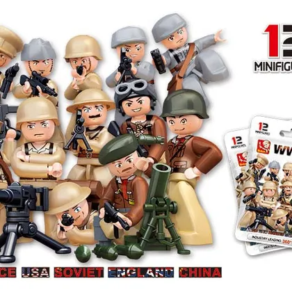 WWII mini figure - 1 blister pack (M38-B0580)