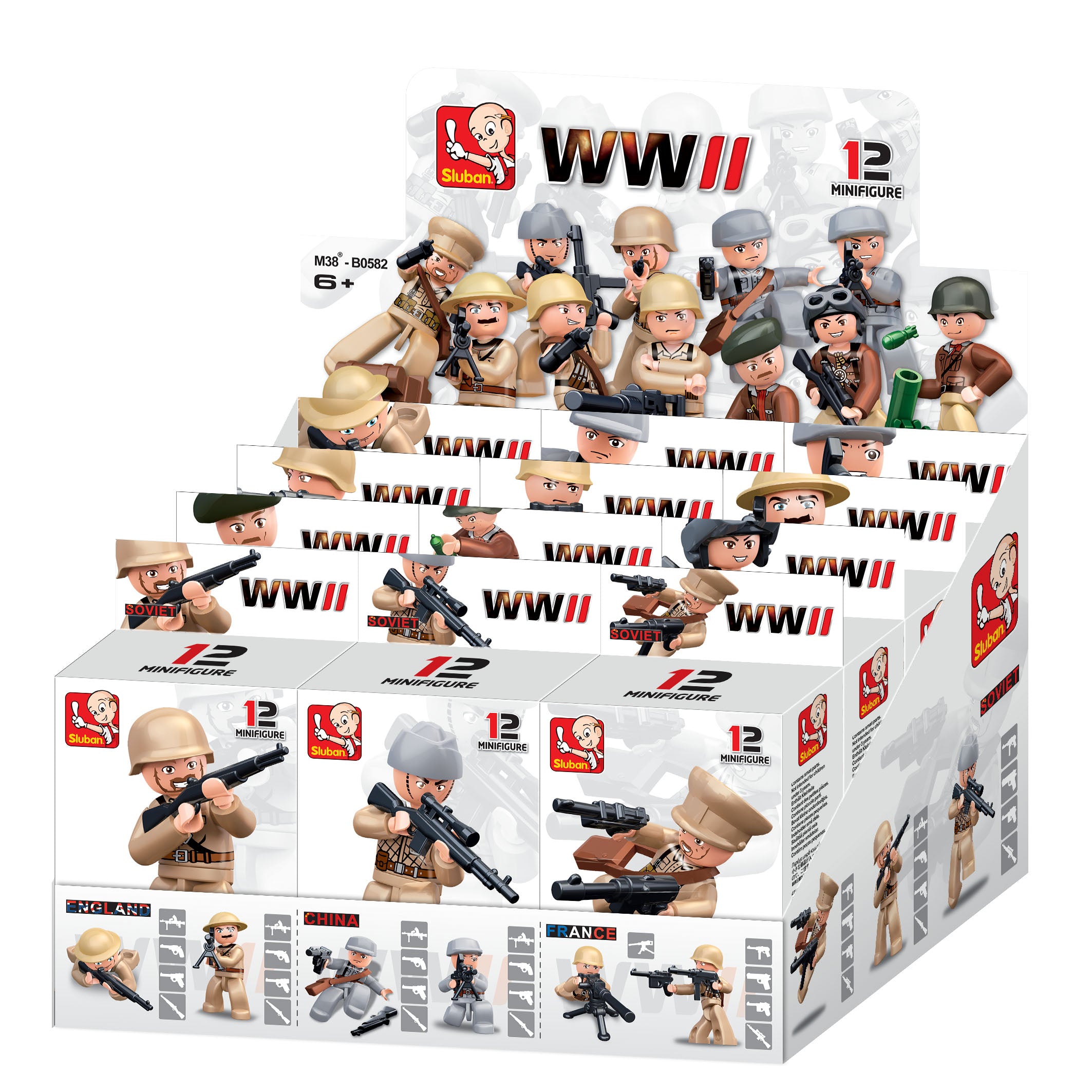 WW2 Mini Figures (M38-B0582)