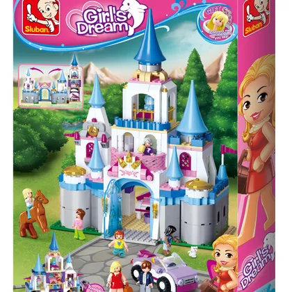 Sluban Large Girls Sapphire Castle - 815 Psc (M38-B0610)