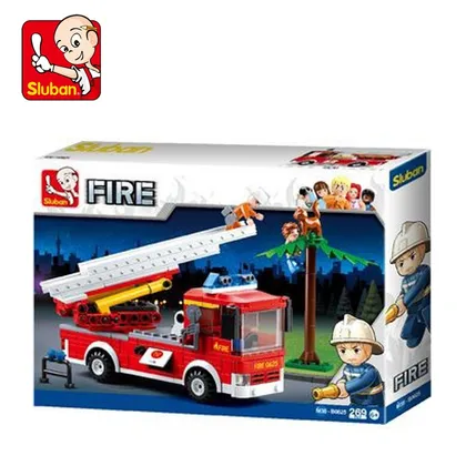 Small Fire Truck - Aerial Ladder (M38-B0625)
