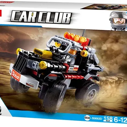 Sluban Off Road Car Club - 4x4 Car Series (M38-B0663D)