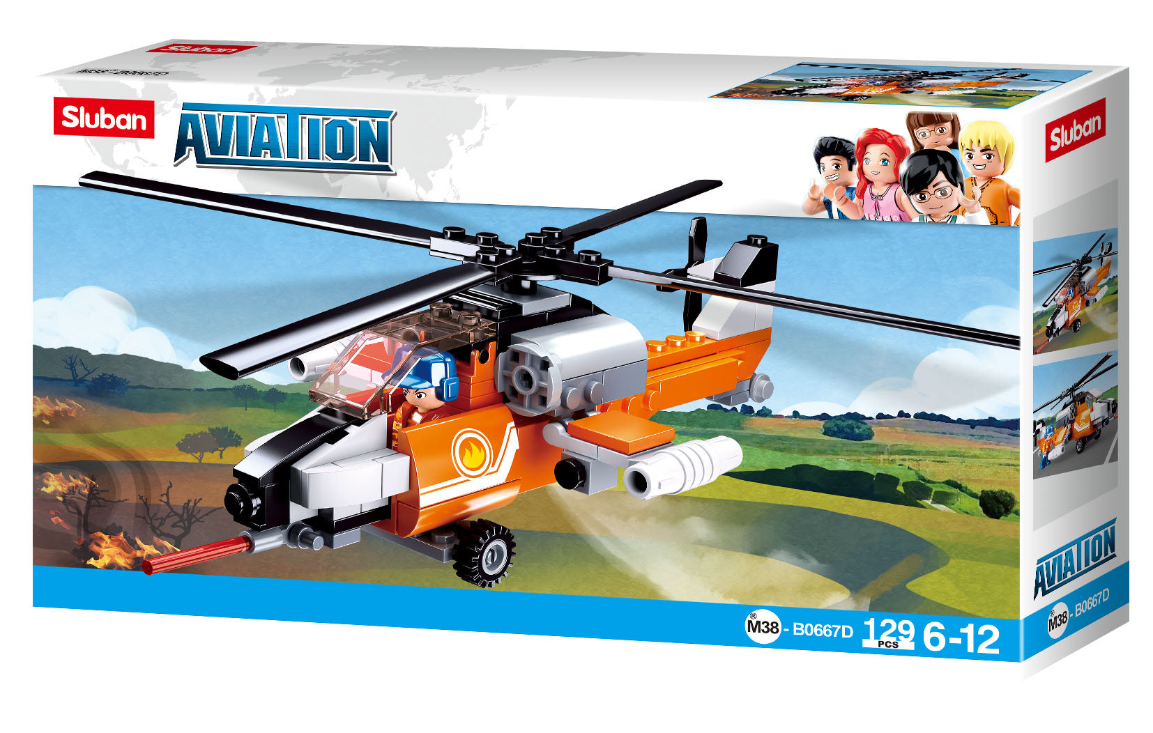 Fire Ranger Helicopter (M38-B0667D)