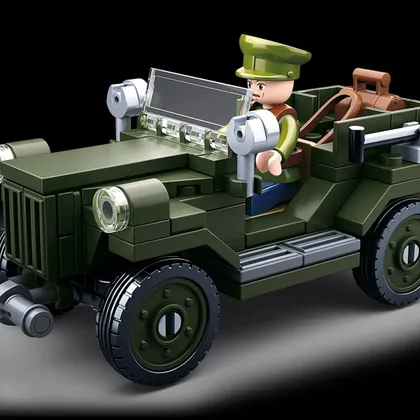Sluban WW2 Allied Field Jeep - 112 Piece (M38-B0682)