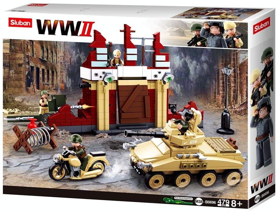 Battle of Stalingrad - Tank and City Battle Set 479 Pieces (M38-B0696)