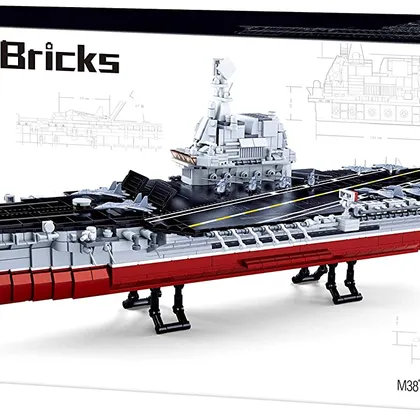 Modern Aircraft Carrier Navy Boat 68 cm / 27 inch long (M38-B0698)