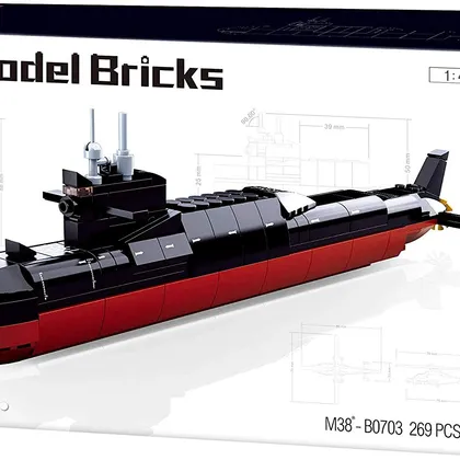 Nuclear Submarine - Navy Sub - 269 Pieces (M38-B0703)