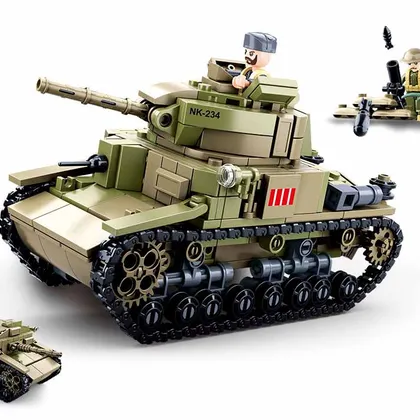 Medium Italian WWII Tank - - 463 pcs (M38-B0711)