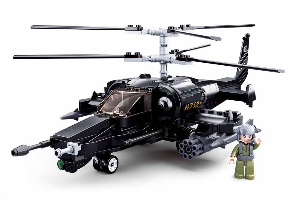 Model Bricks Ka-50 Black Shark Helicopter (M38-B0752)