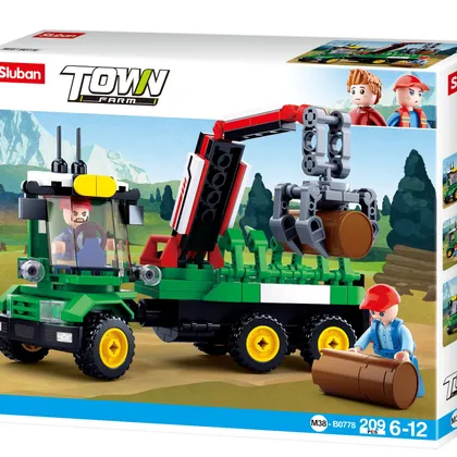 Town Log Trailer (M38-B0778)