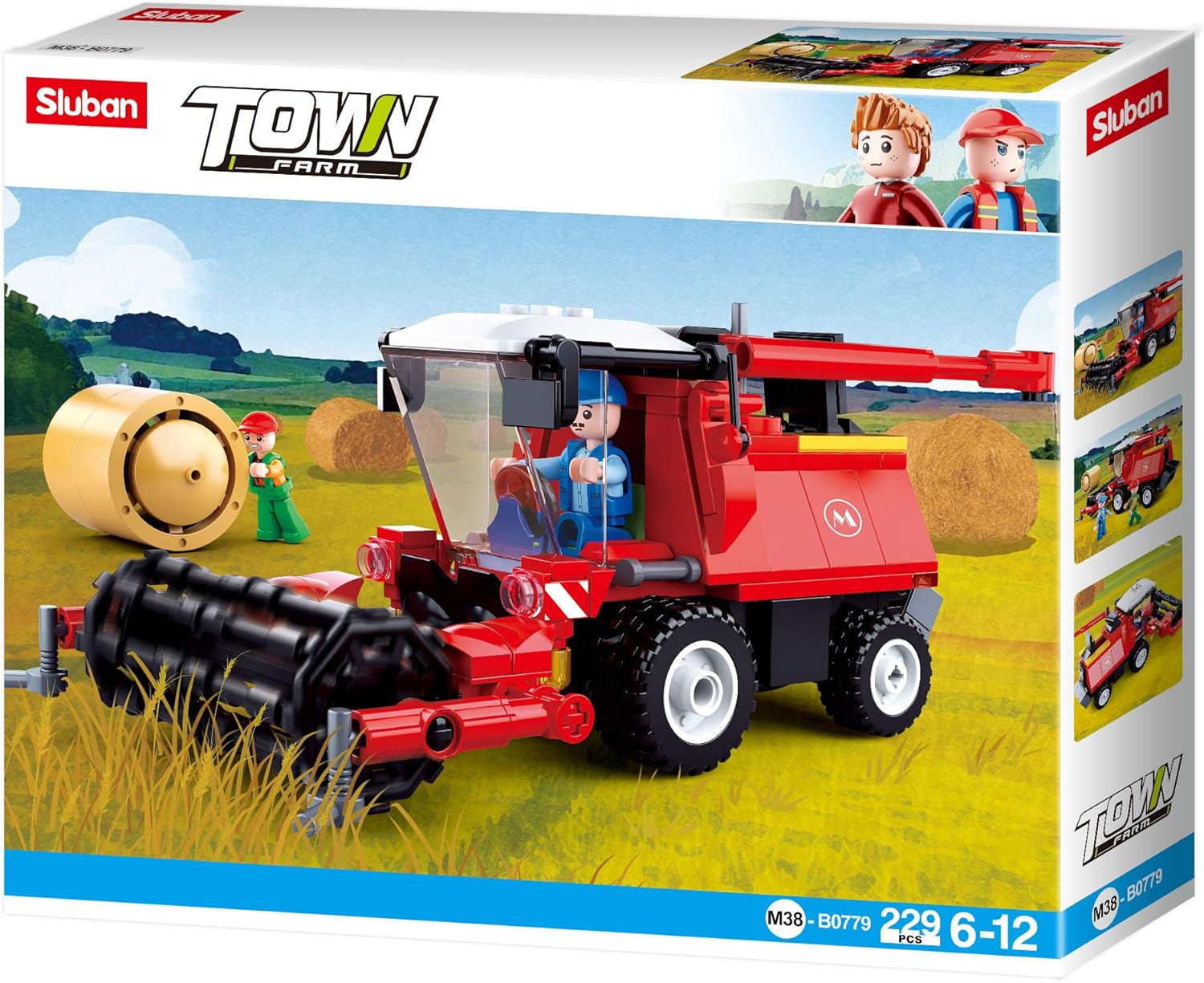 Farm Combine Tractor (M38-B0779)