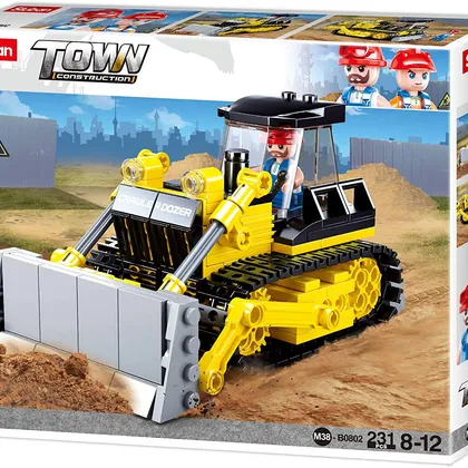 Bulldozer Construction Vehicle - 231 Pieces (M38-B0802)