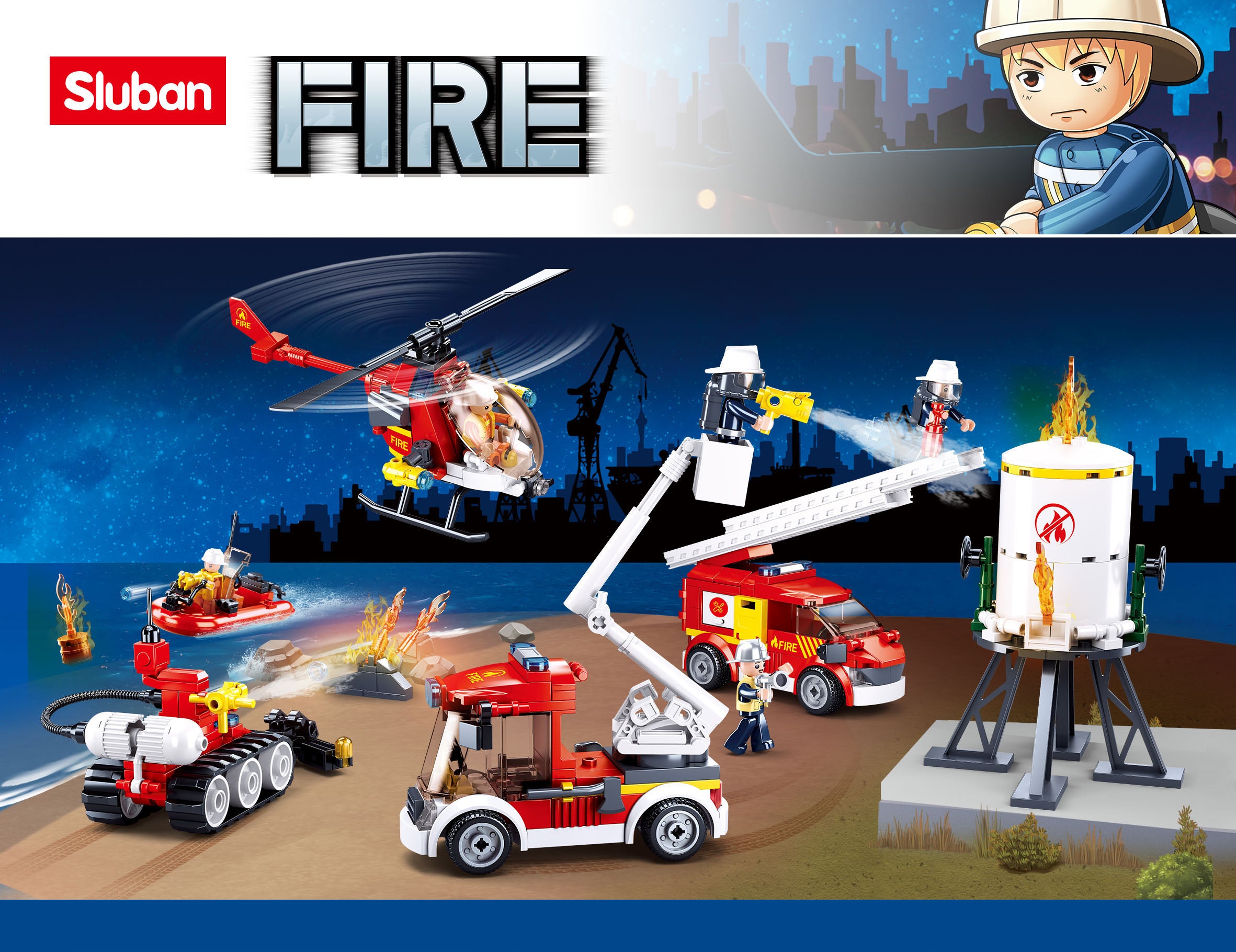 Fire Rescue Bundle Set (M38-B0811)