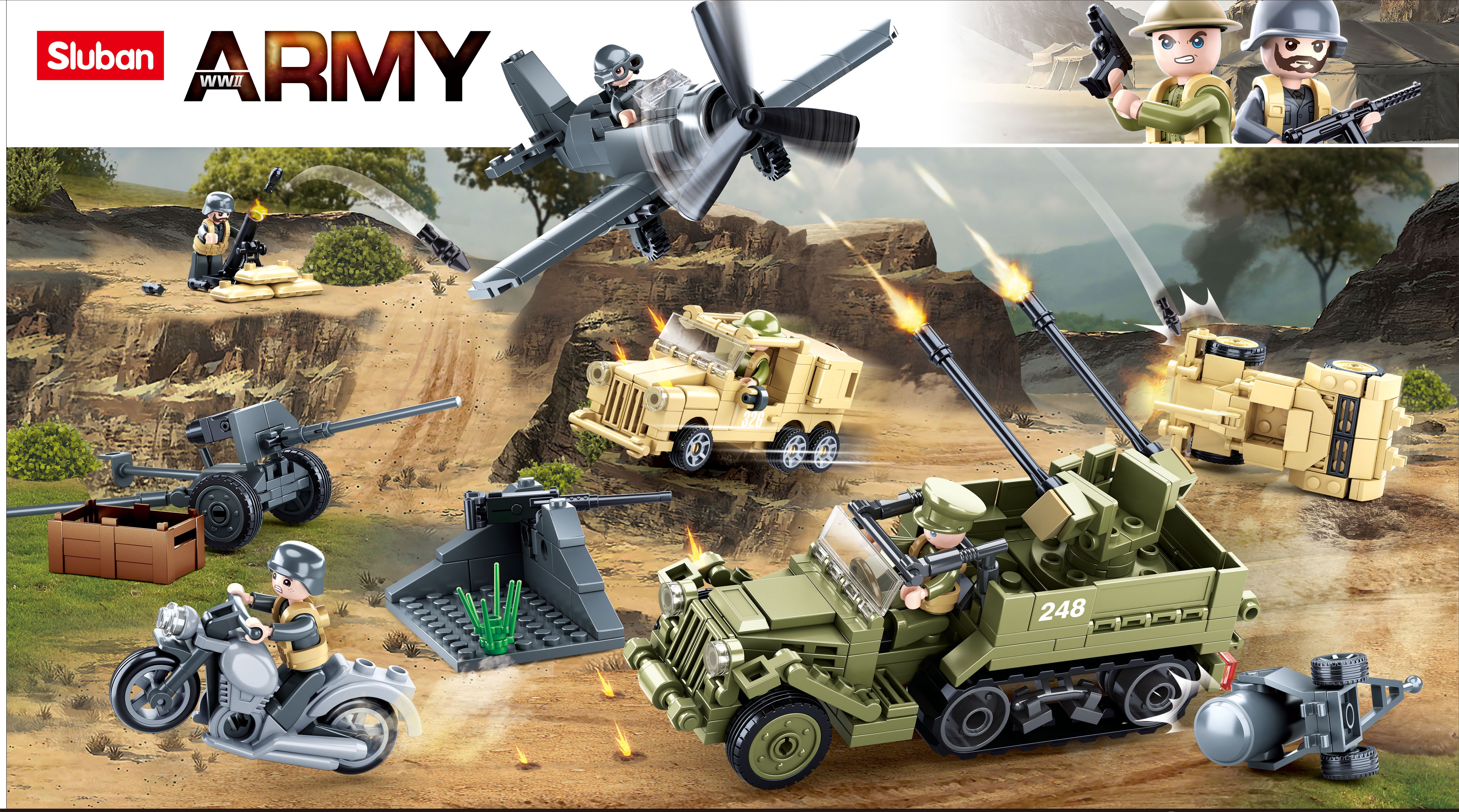 WW2 Military Bundle Set (M38-B0812)