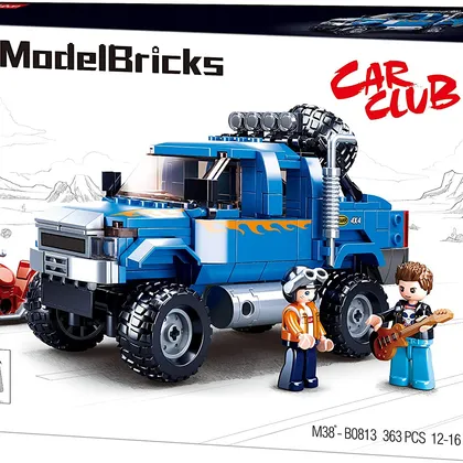 Sluban F350 Pick-up Truck Road Car (M38-B0813)