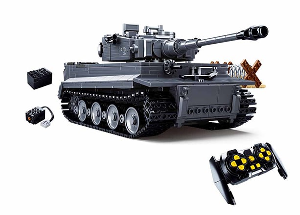 Powerbricks- Remote Control Panzerkampfwagen Tiger Tank (M38-B0851)