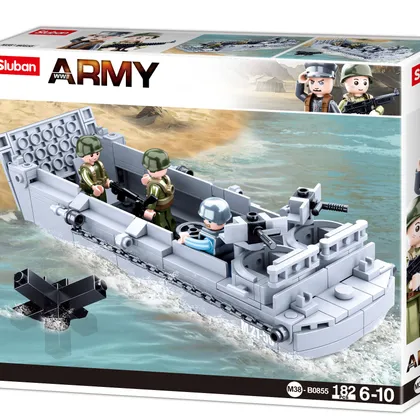 Higgins US WW2 Landing Craft - 182 Piece (M38-B0855)
