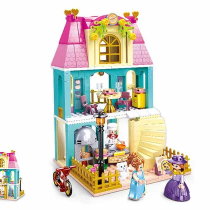 Victorian Girls Village - Pizzeria Restaurant - - 287 Pcs (M38-B0875)