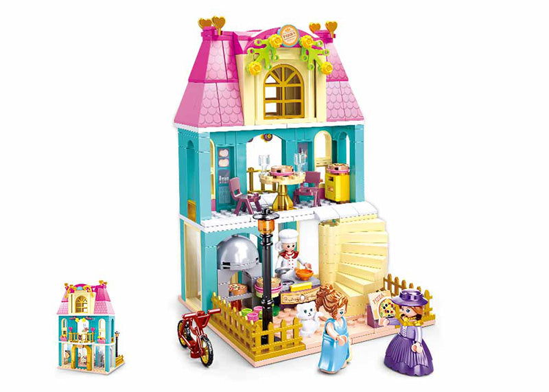 Victorian Girls Village - Pizzeria Restaurant - - 287 Pcs (M38-B0875)