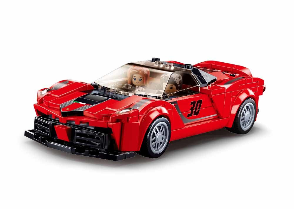 Italian Premium Red Sports Car (M38-B0955)