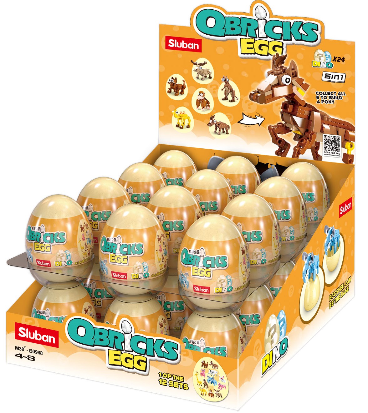 Qbricks Egg - Mammals (M38-B0968)