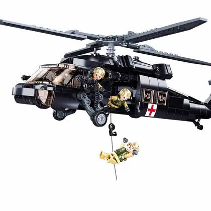 UH-60 US Black Hawk Military Helicopter (M38-B1012)