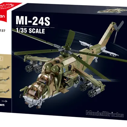Russian Hind MI-24S Attack Helicopter (M38-B1137)