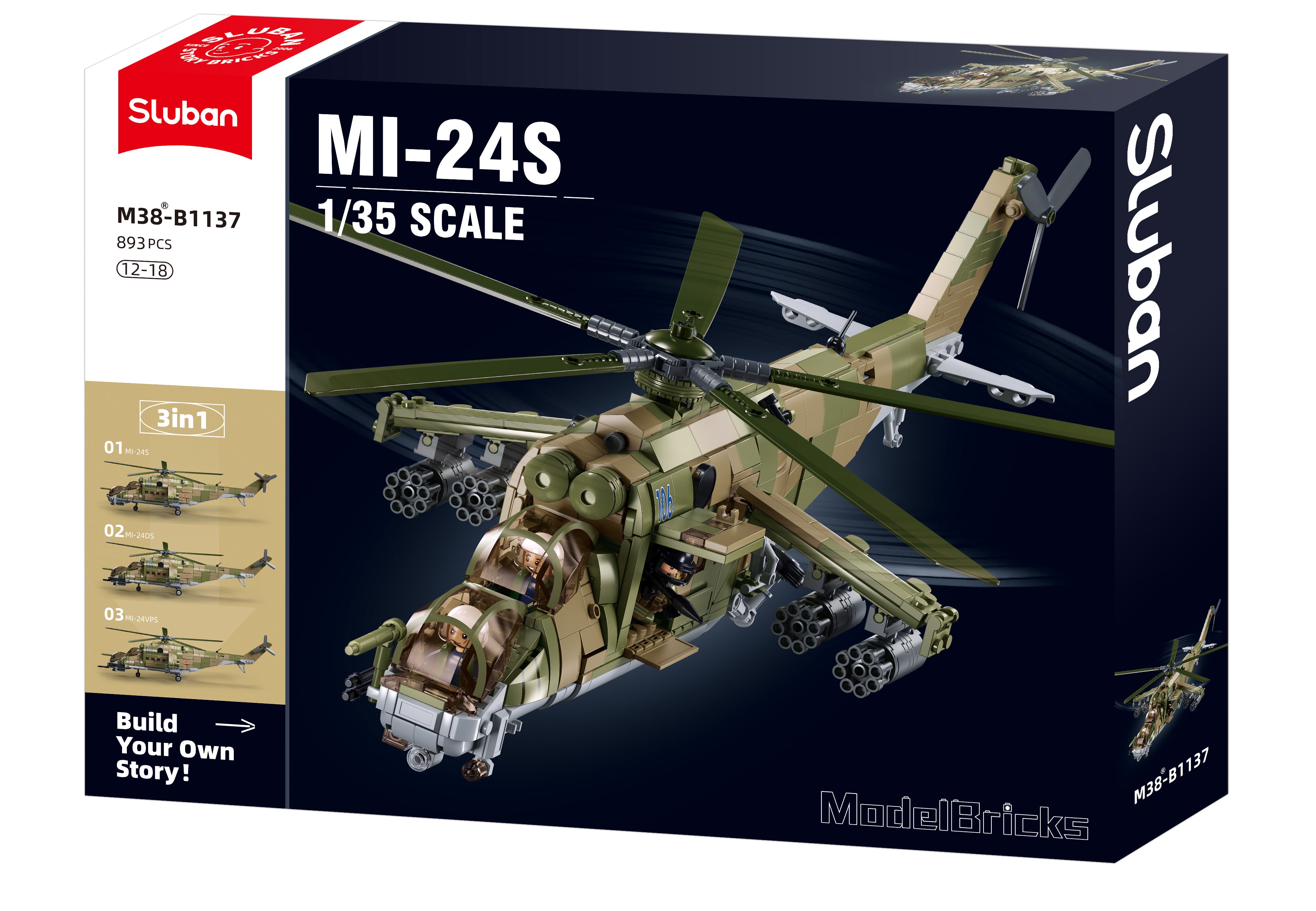 Russian Hind MI-24S Attack Helicopter (M38-B1137)