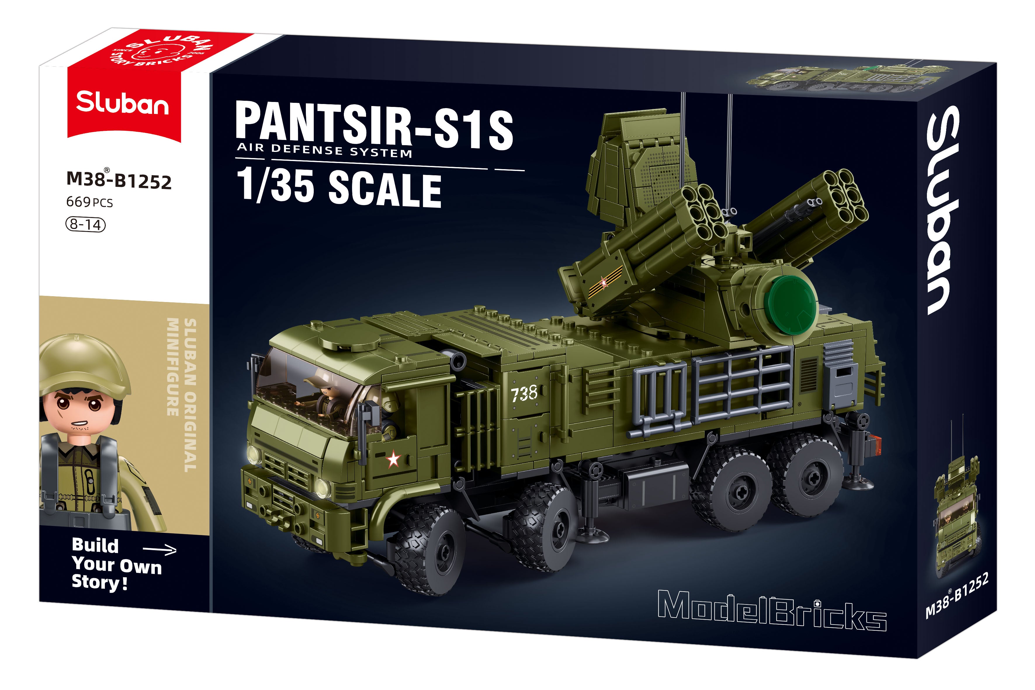 Sluban Pantsir S1S Military Missile Launcher (M38-B1252)