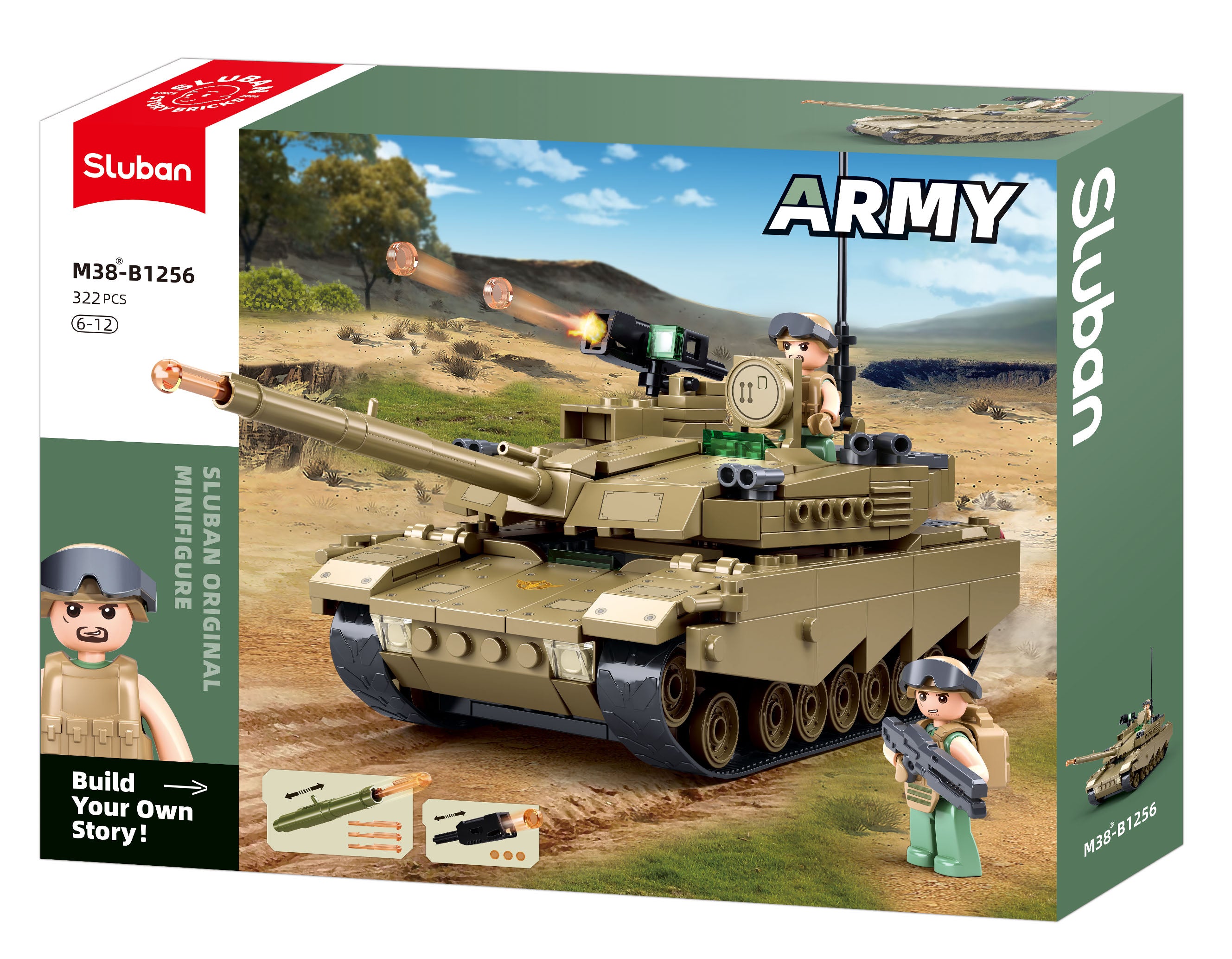 Merkava Desert Tank OEF-M1XS (M38-B1256)