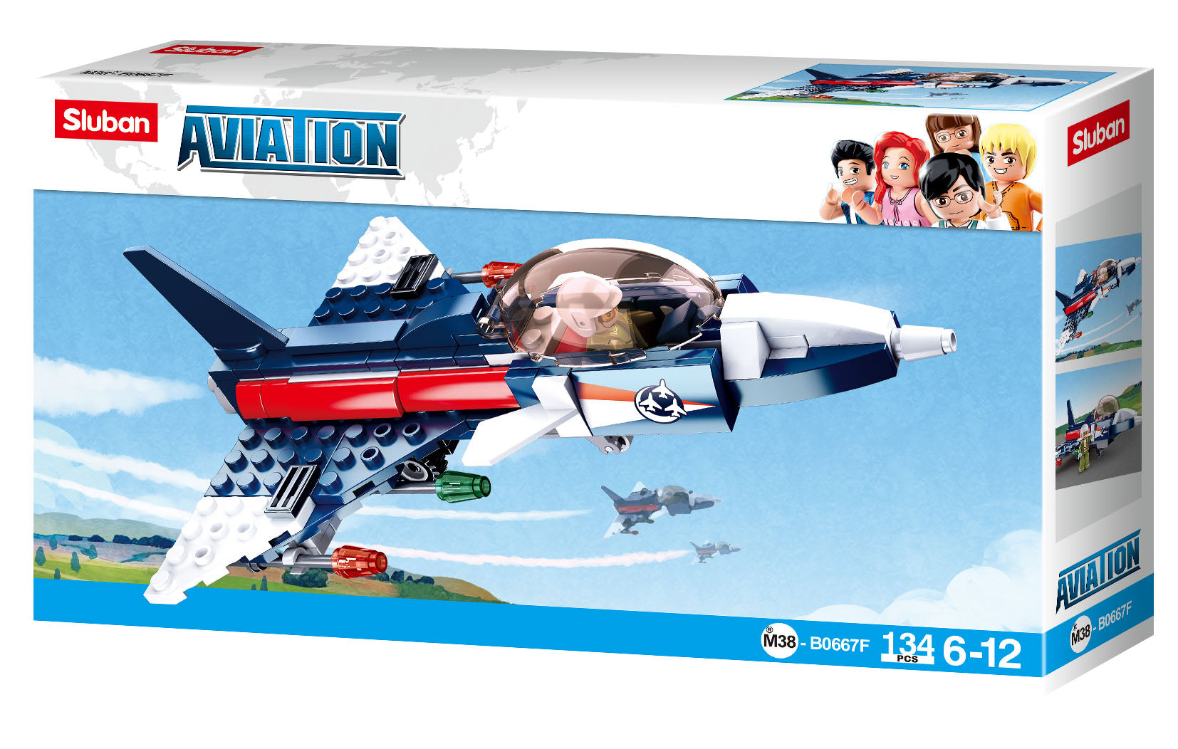 Stunt Show Plane (M38-B677F)